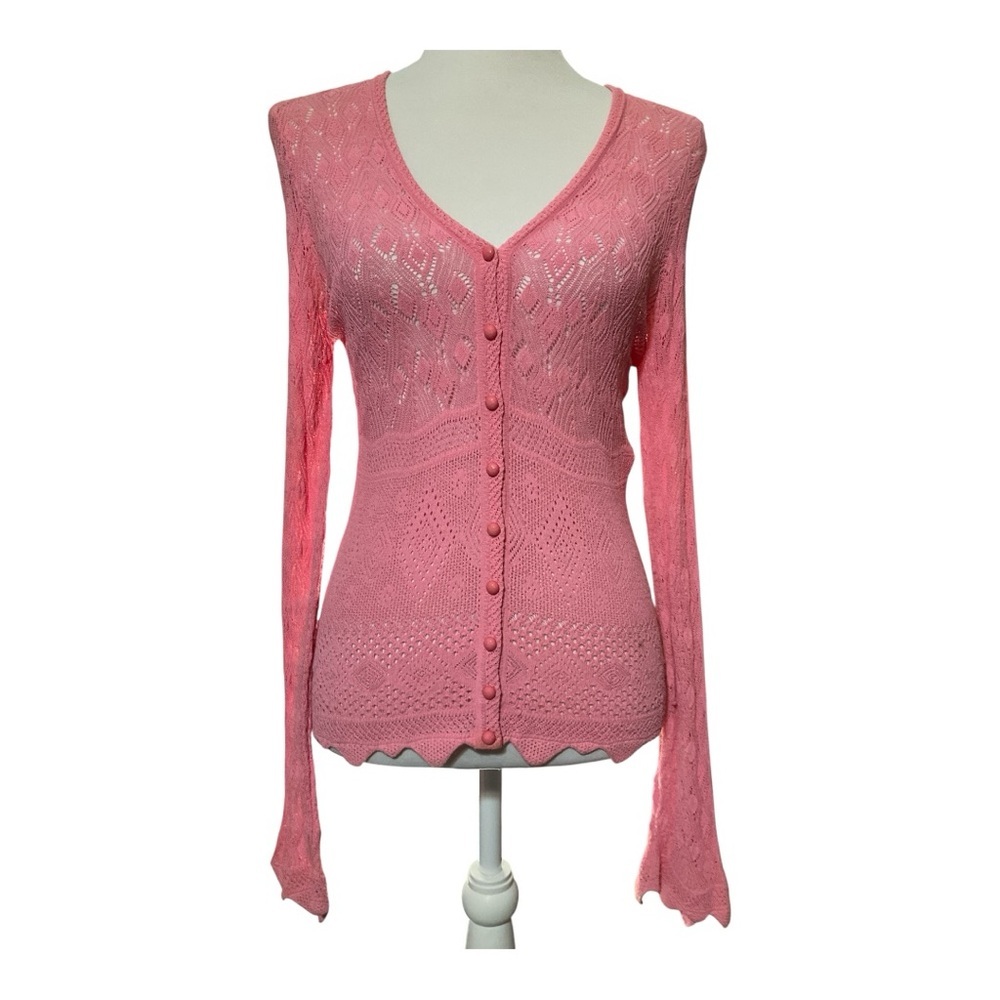 Escada Open Knit Sweater Size 38